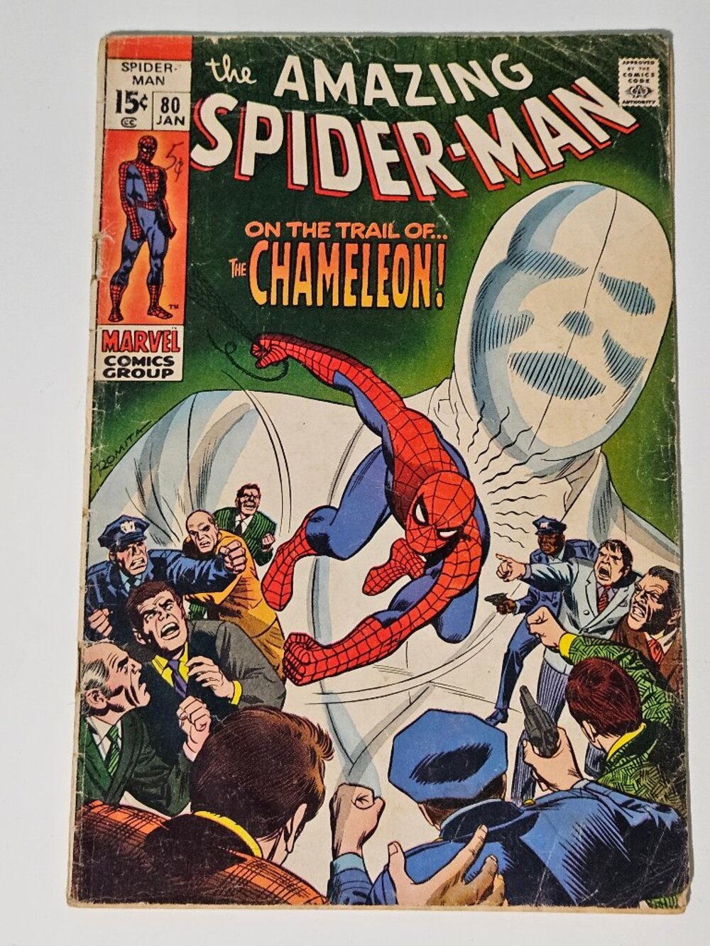 Amazing Spider-Man #80 (Marvel Comics, 1969) Chameleon - Stan Lee / Romita Sr